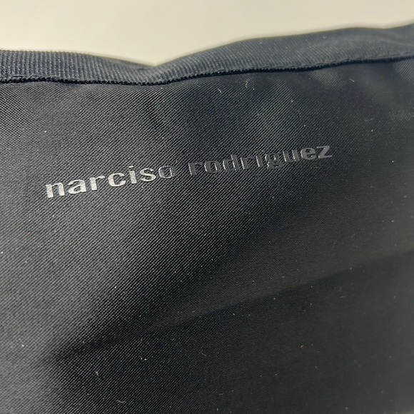 Narciso Rodriguez Black Satin Zip Clutch Bag - Picture 3 of 10